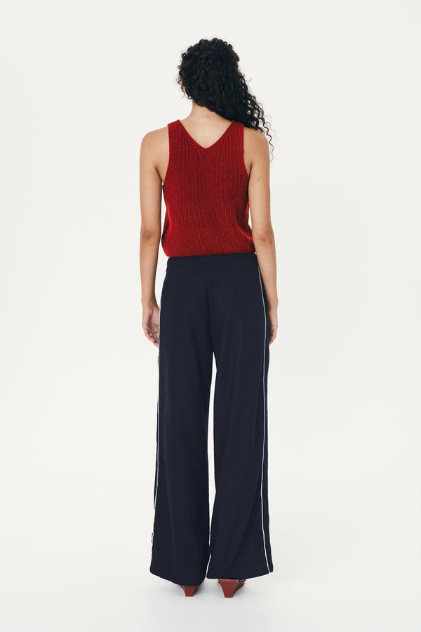 Kaia Linen Straight Pants