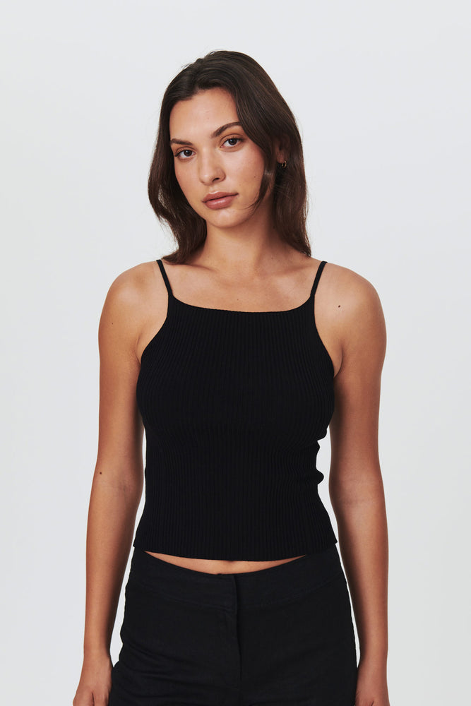 Liat Knit Singlet Noir