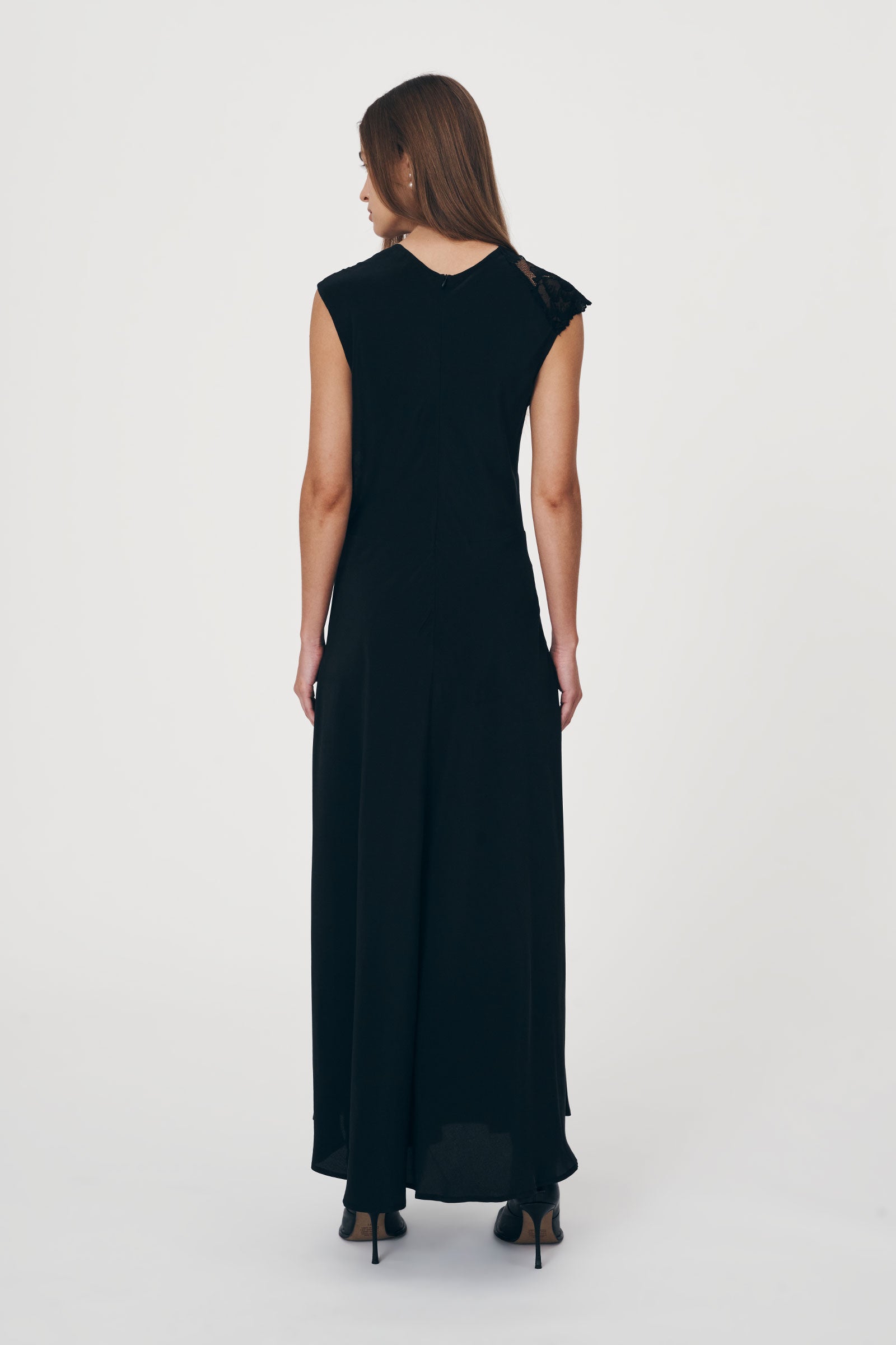 Lily Silk Lace Gown
