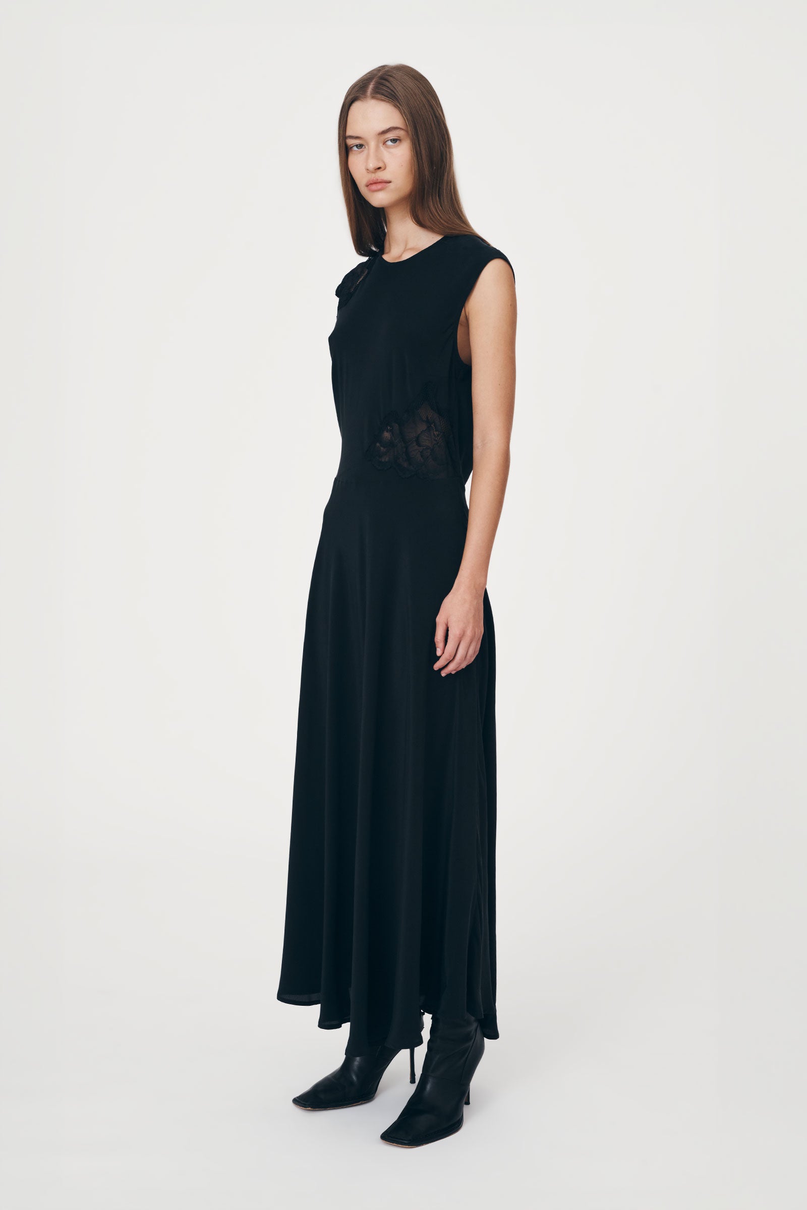 Lily Silk Lace Gown