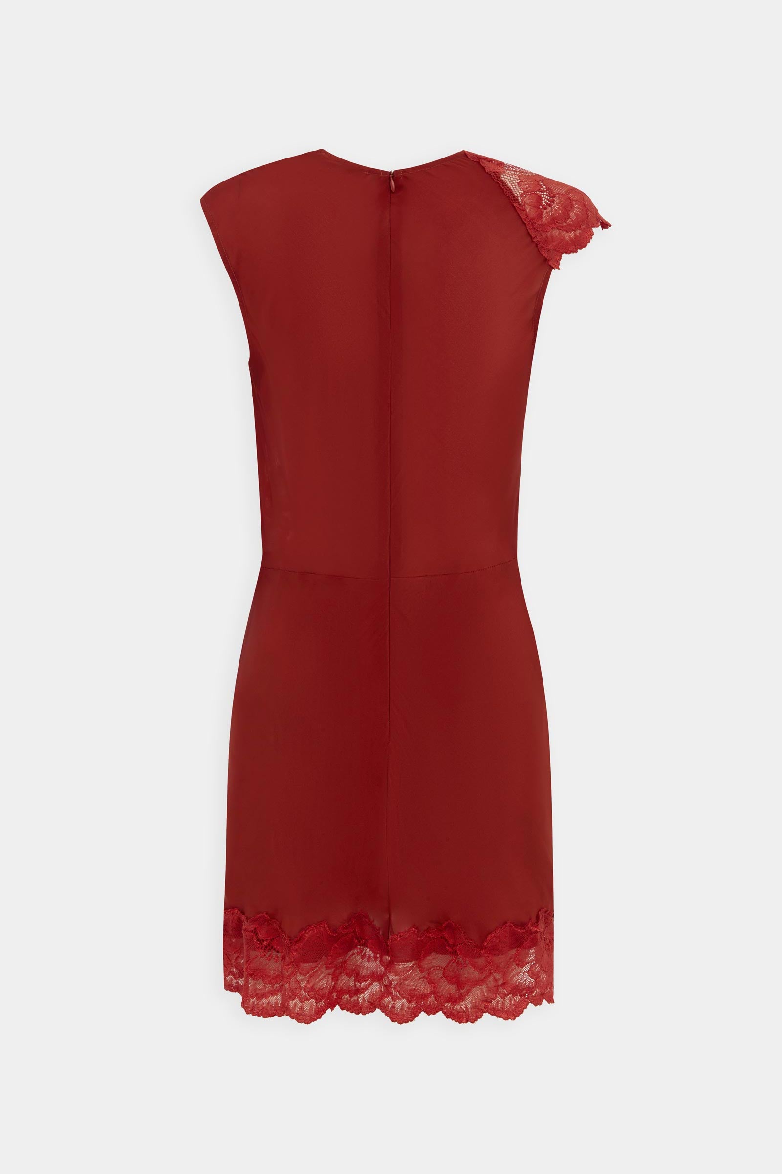 Lily Silk Lace Mini Dress in Burgundy | Rowie Dresses ROWIE The Label Lily Silk Lace Mini Dress in Burgundy | Rowie Dresses ROWIE The Label