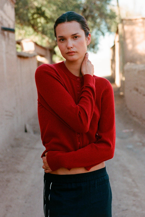 Maeve Merino Knit Cardigan