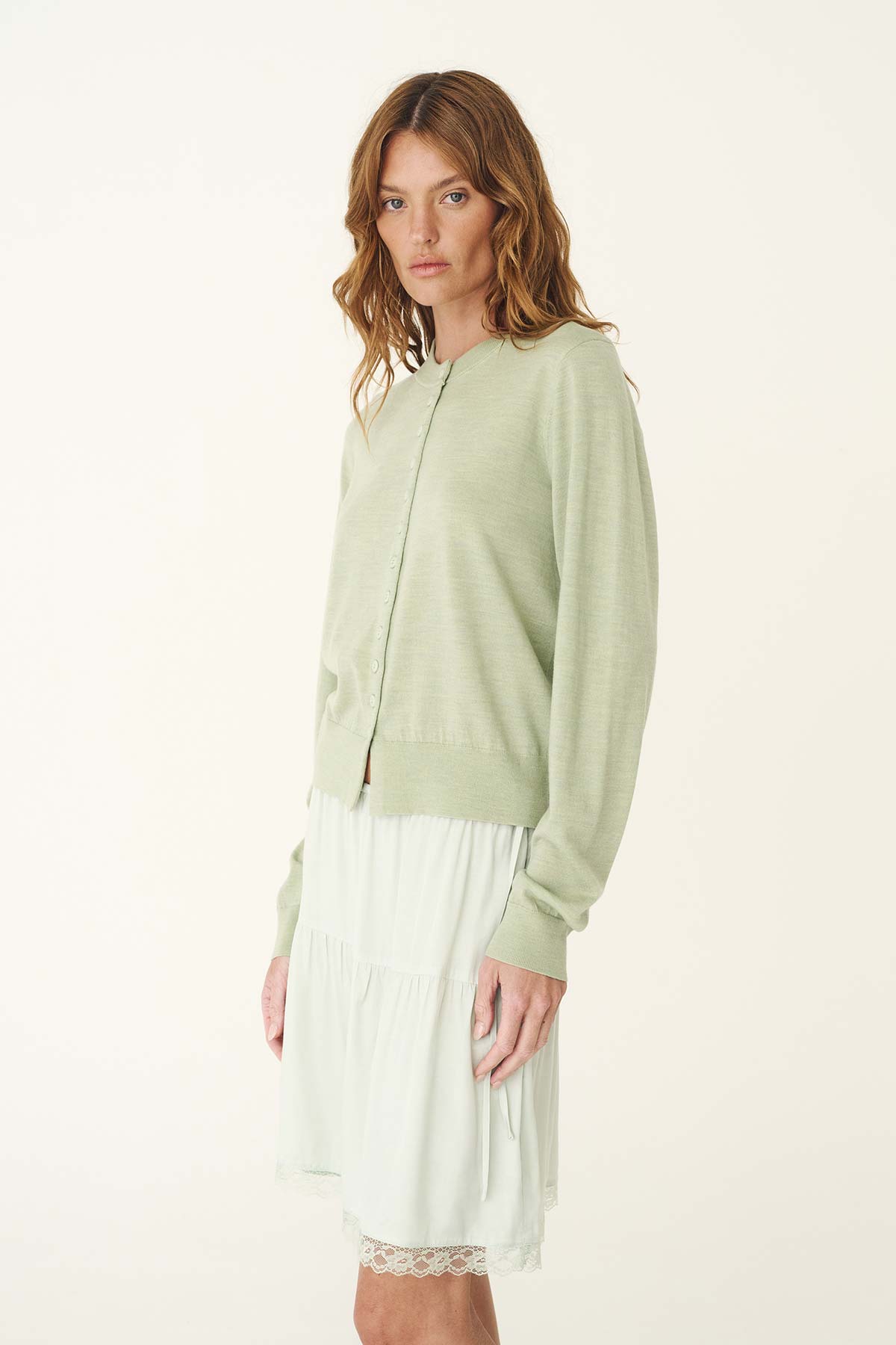 Maeve Merino Spring Cardigan