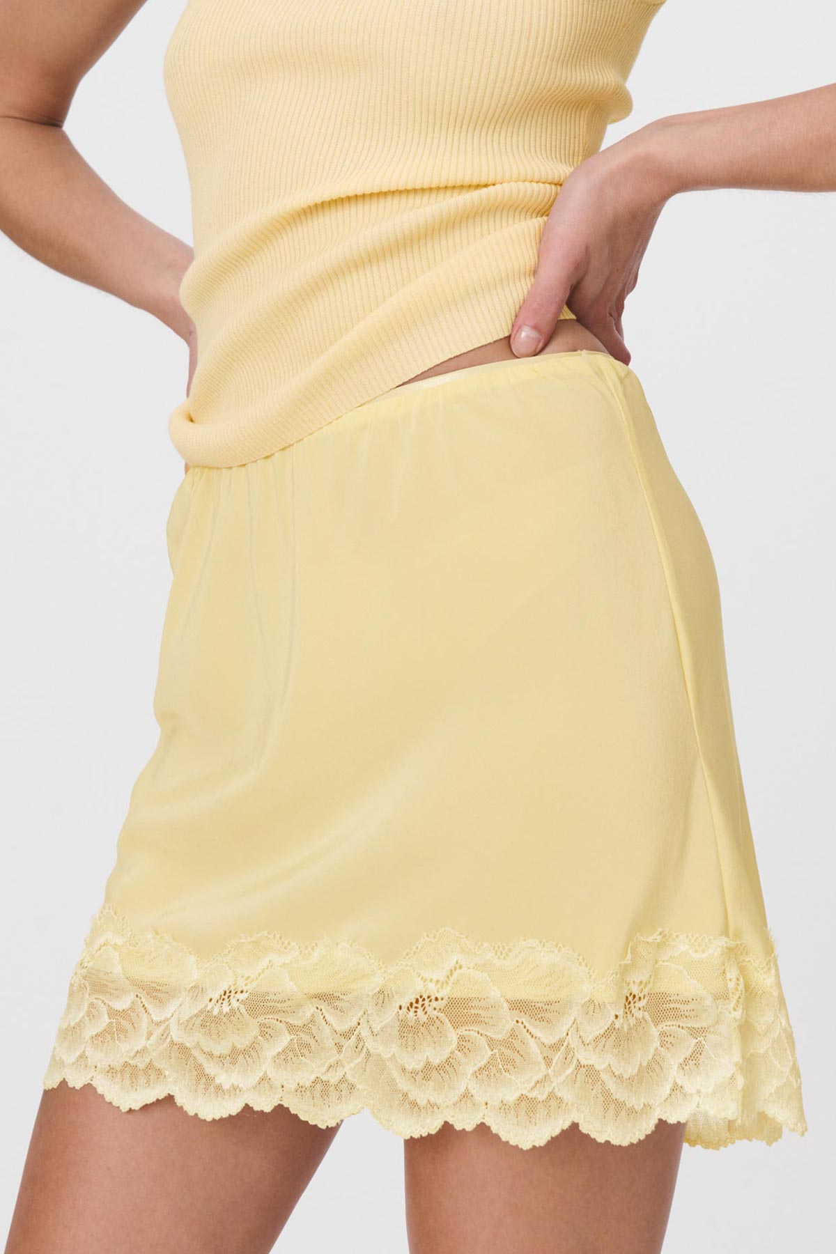 Marina Silk Mini Skirt