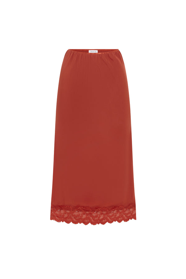 Marina Silk Midi Skirt