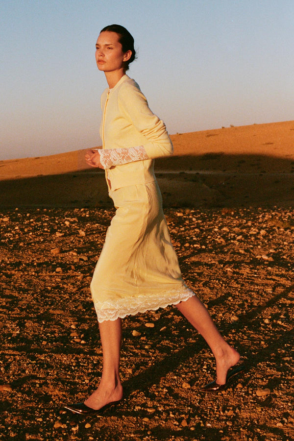 Marina Silk Midi Skirt