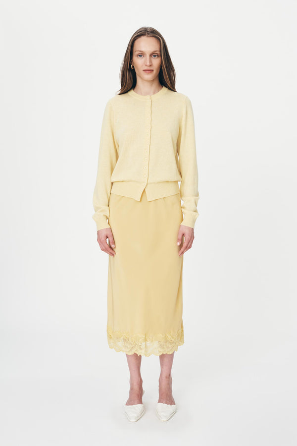 Marina Silk Midi Skirt