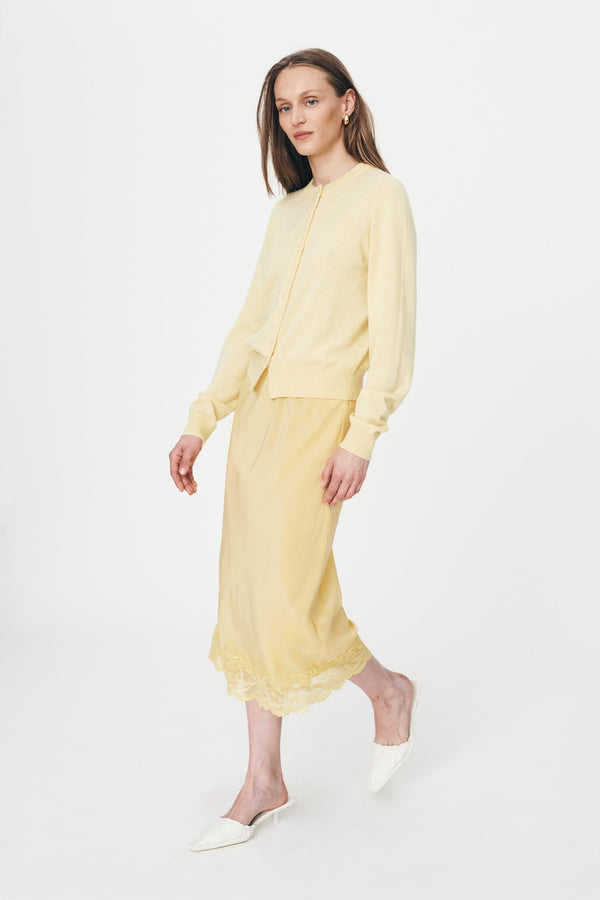 Marina Silk Midi Skirt