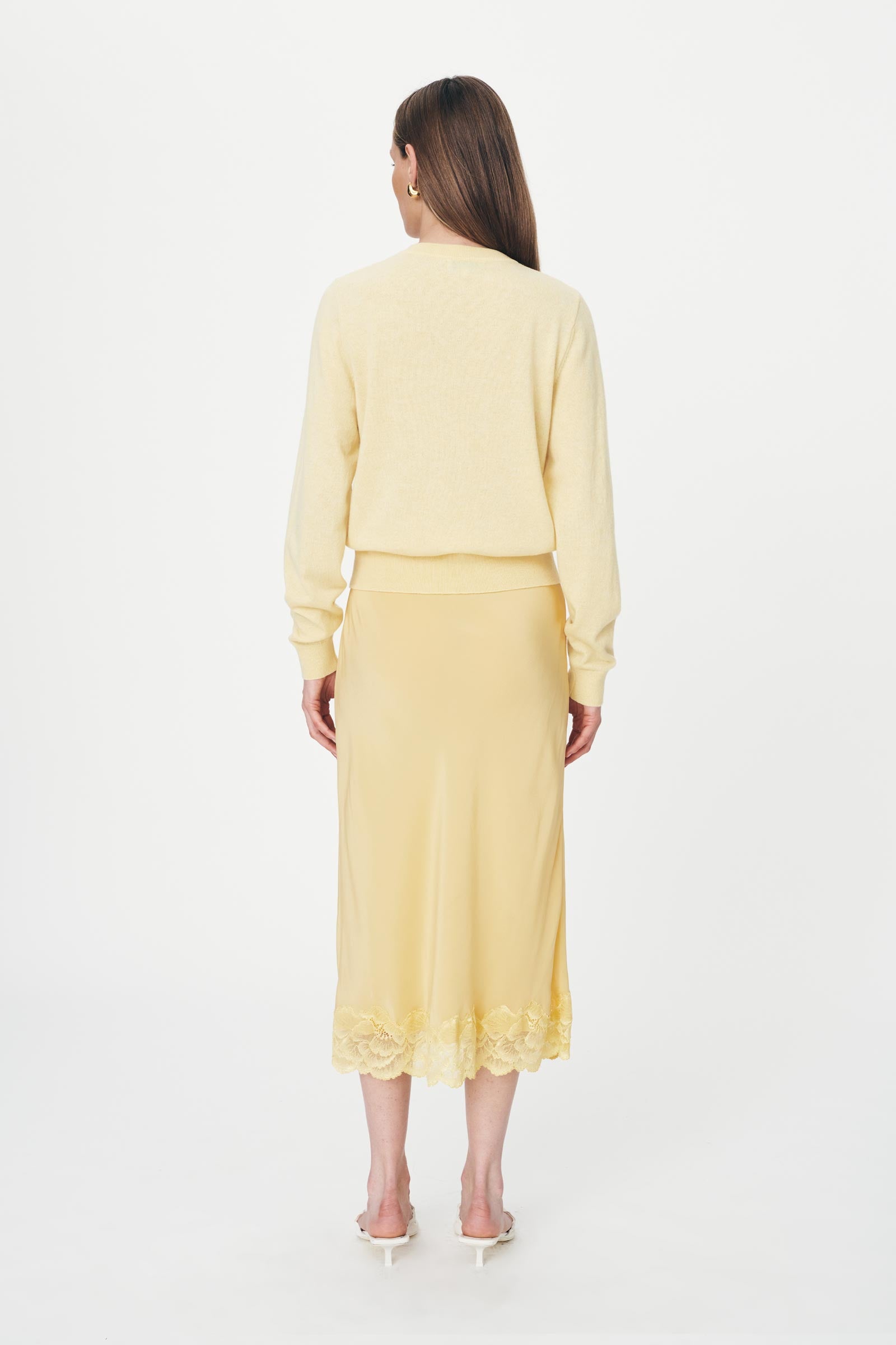 Marina Silk Midi Skirt