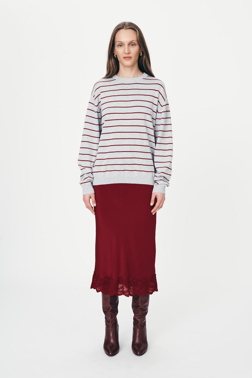 Marina Silk Midi Skirt