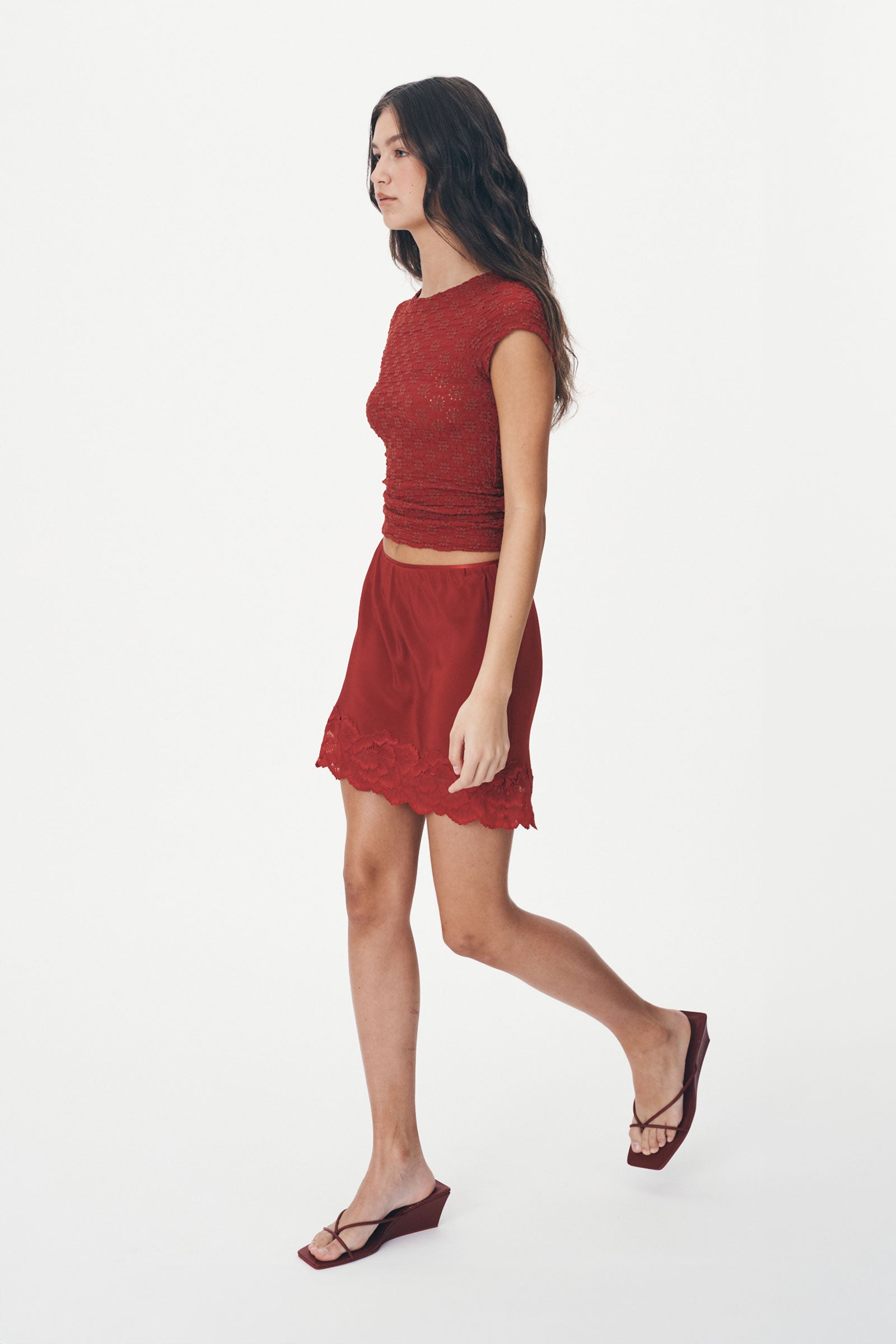 Marina Silk Mini Skirt