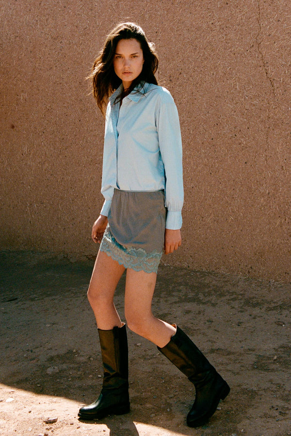 Marina Silk Mini Skirt