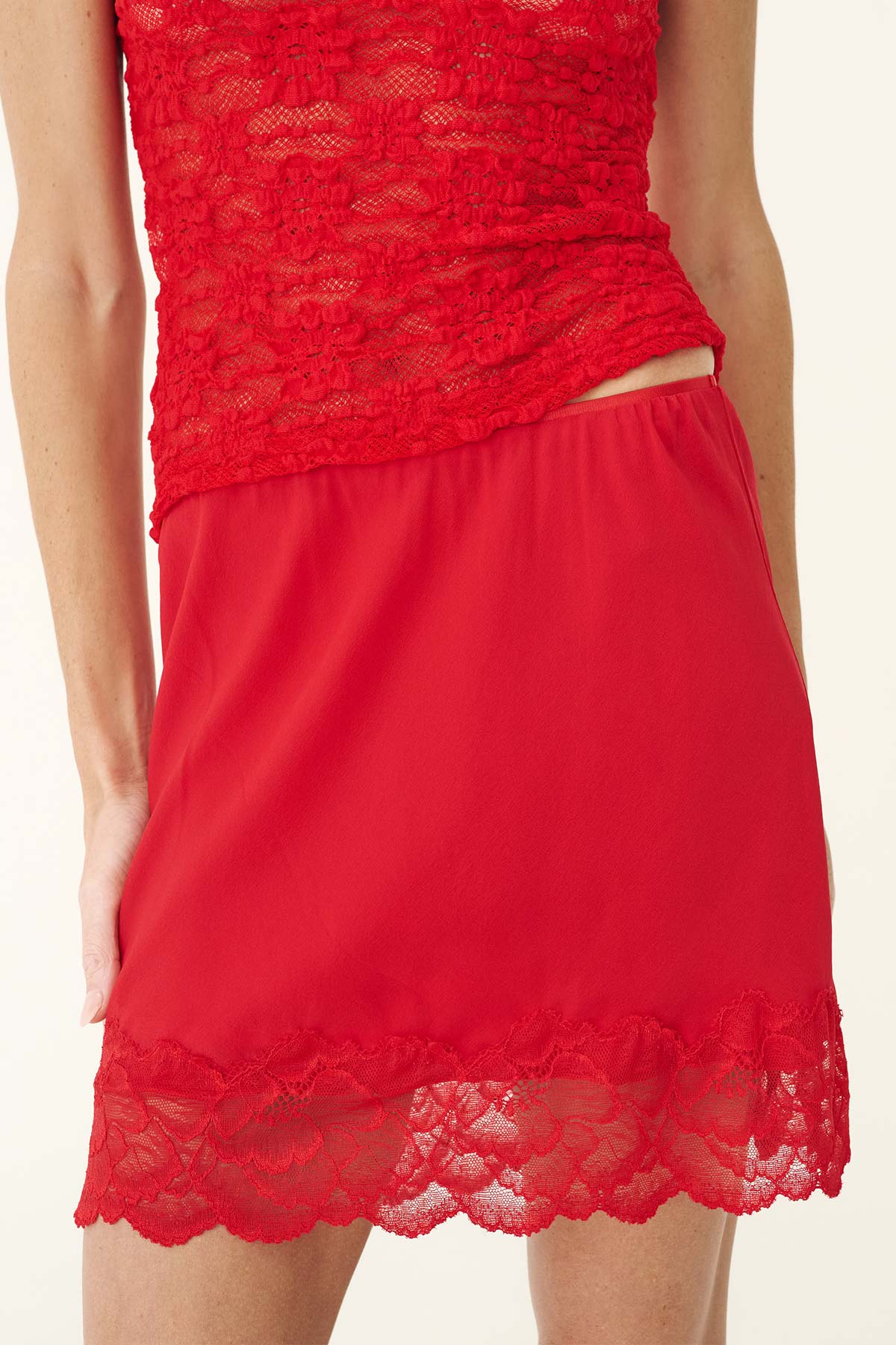 Marina Silk Mini Skirt
