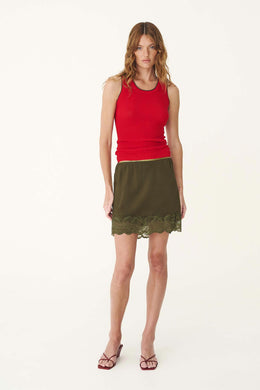 Marina Silk Mini Skirt