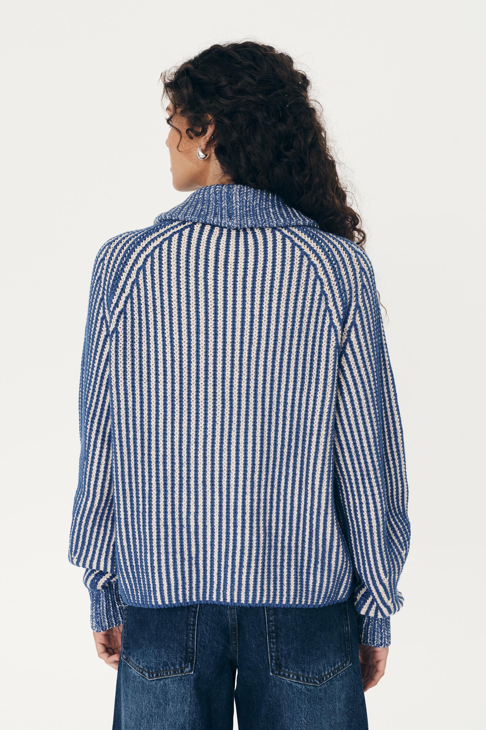 Markus Zip Knit Cardigan