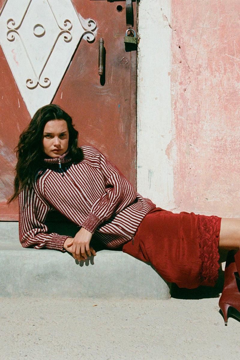 Markus Zip Knit Cardigan