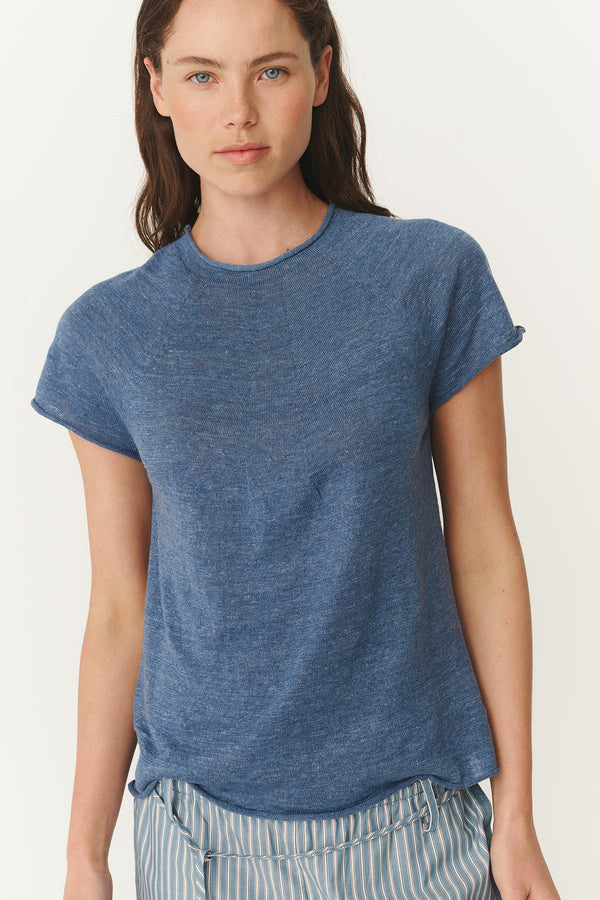 Poet Linen Knit Top