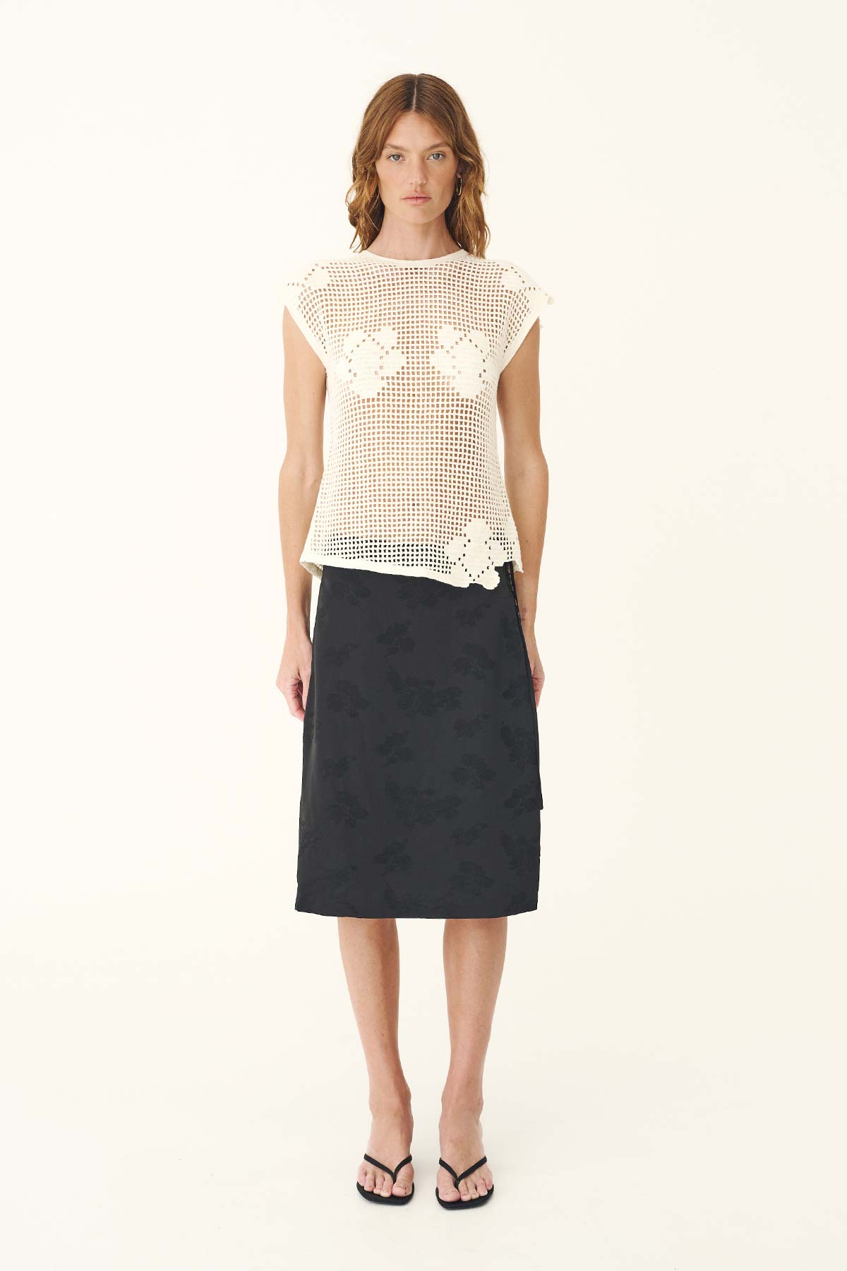 Pollyanna Floral Crochet Top