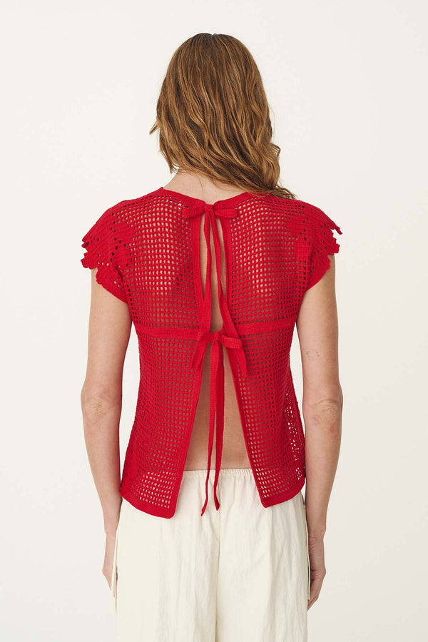Pollyanna Floral Crochet Top