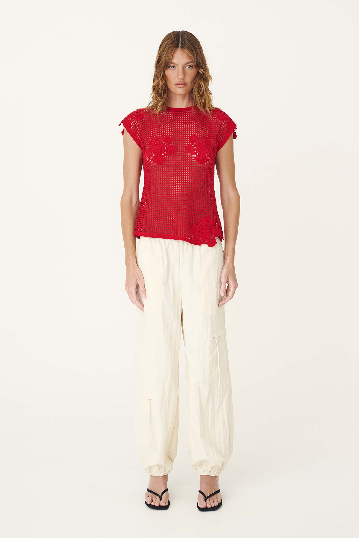 Pollyanna Floral Crochet Top