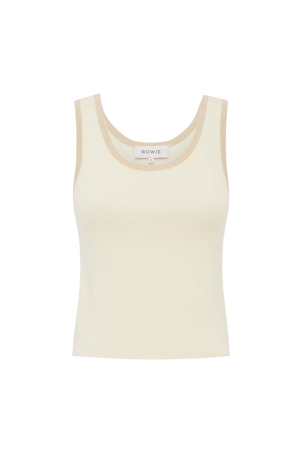 Blake Contrast Knit Tank