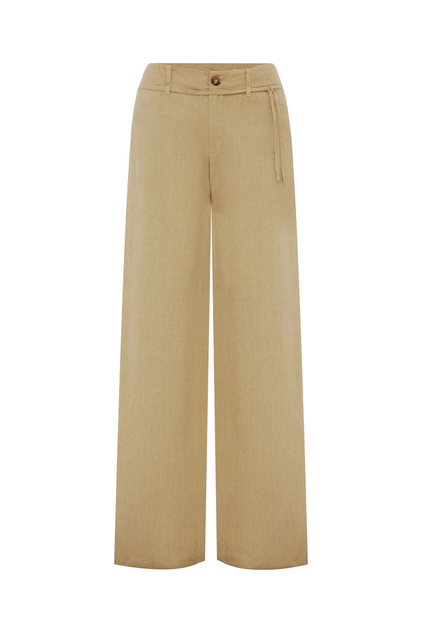 Carlotta Linen Curve Pants