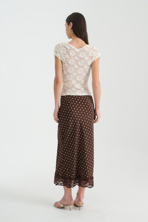 Marina Silk Midi Skirt