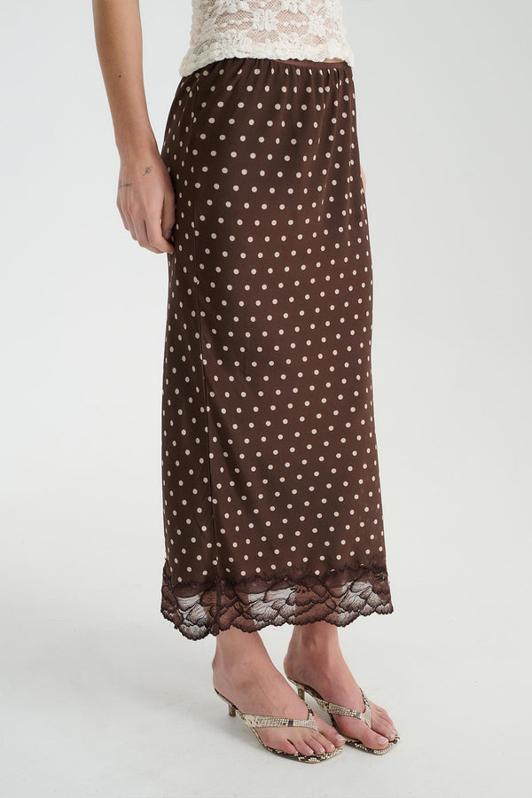 Marina Silk Midi Skirt