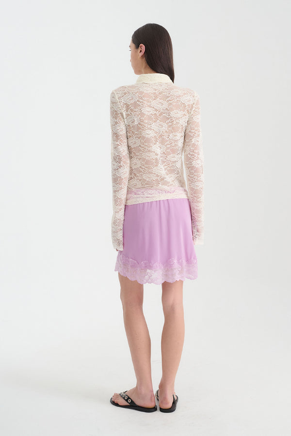 Marina Silk Mini Skirt