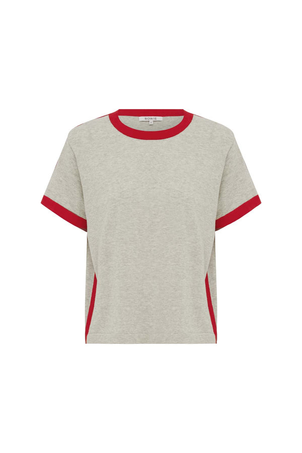 Rania Contrast Knit Tee