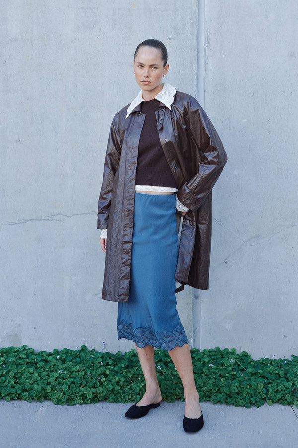 Marina Silk Midi Skirt