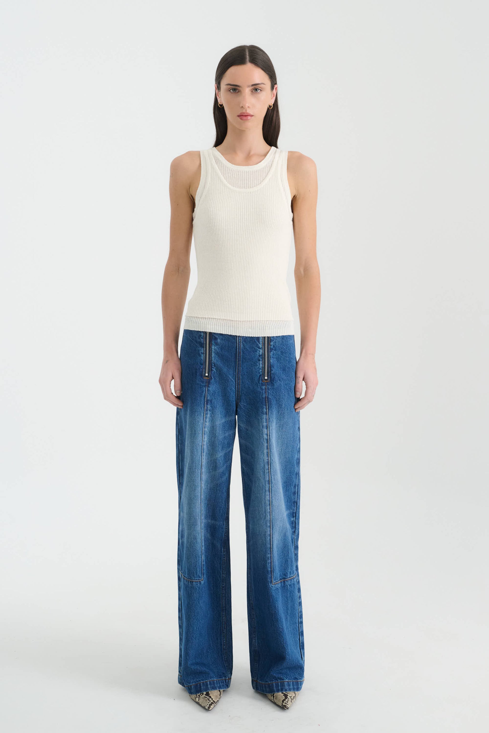 Jani Double-Layer Knit Tank