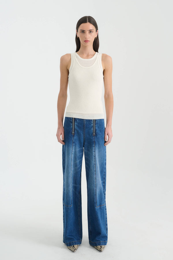 Jani Double-Layer Knit Tank