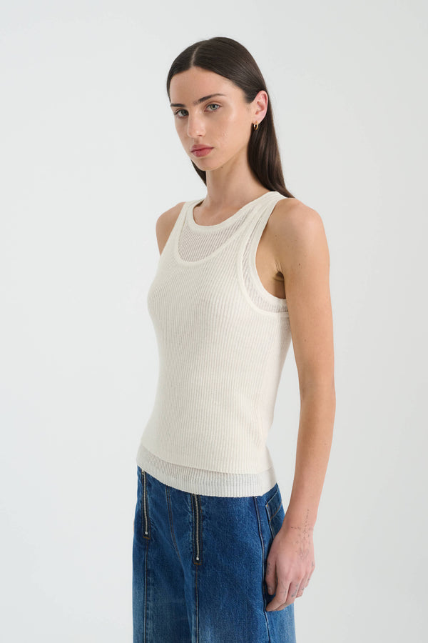 Jani Double-Layer Knit Tank