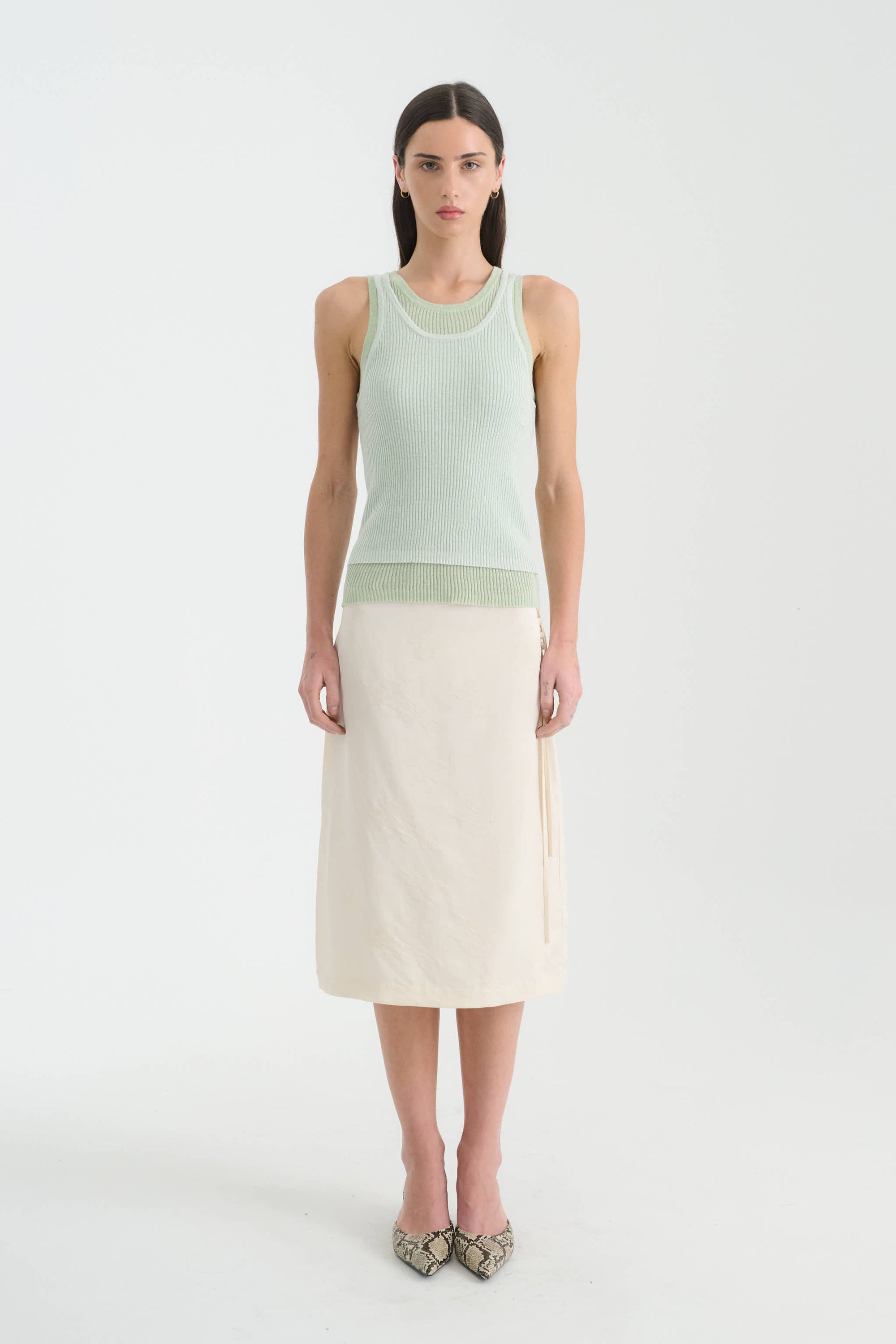 Jani Double-Layer Knit Tank
