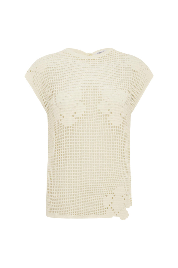 Pollyanna Floral Crochet Top