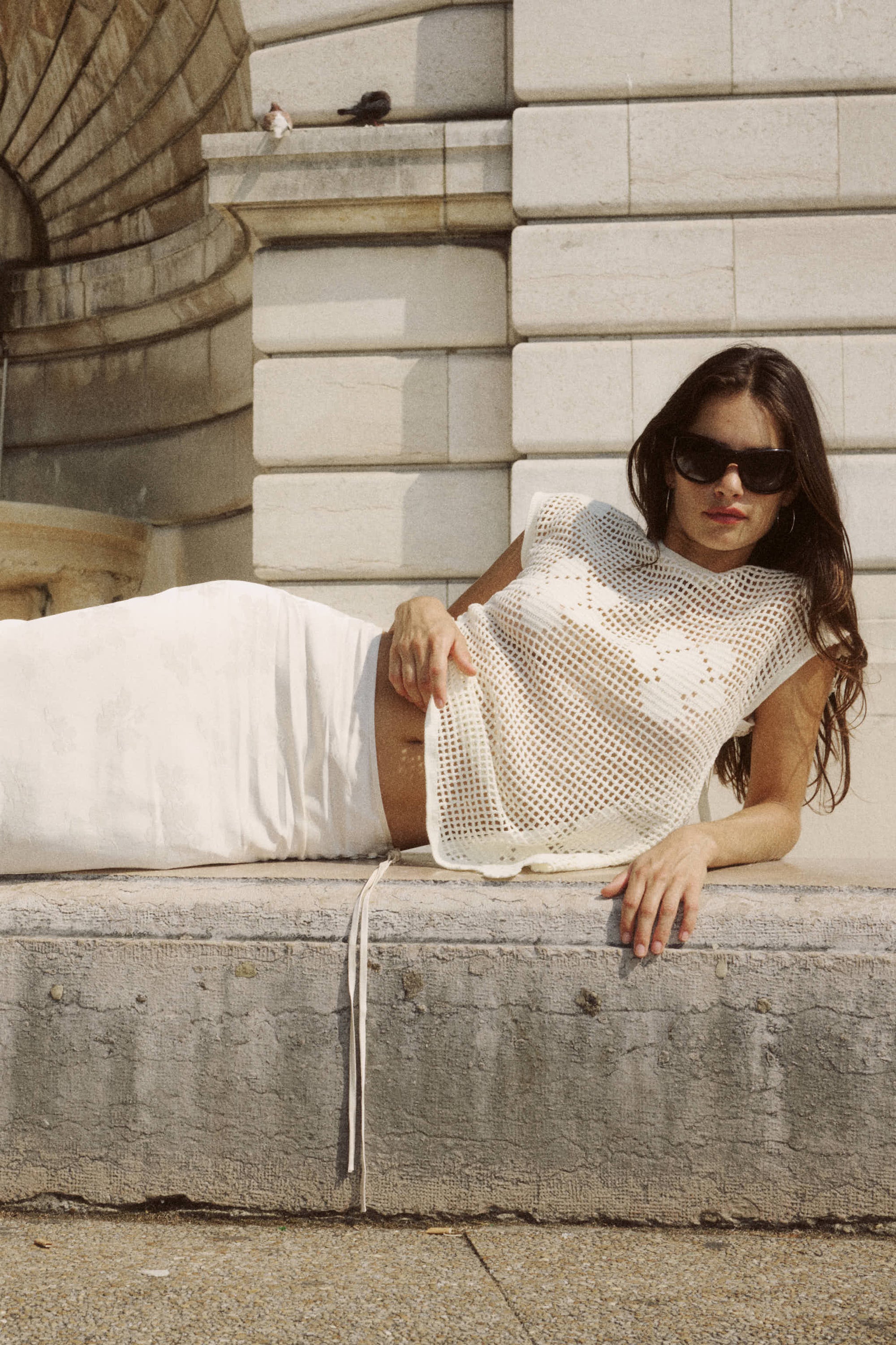 Pollyanna Floral Crochet Top
