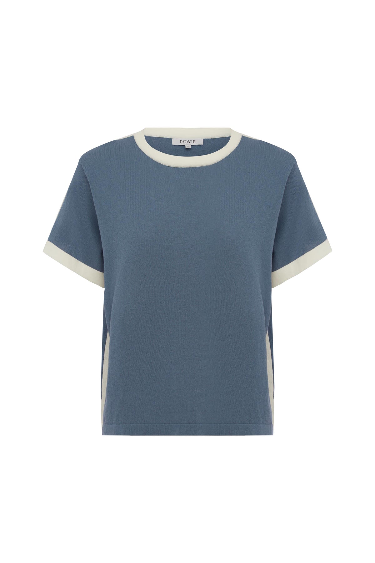Rania Contrast Knit Tee