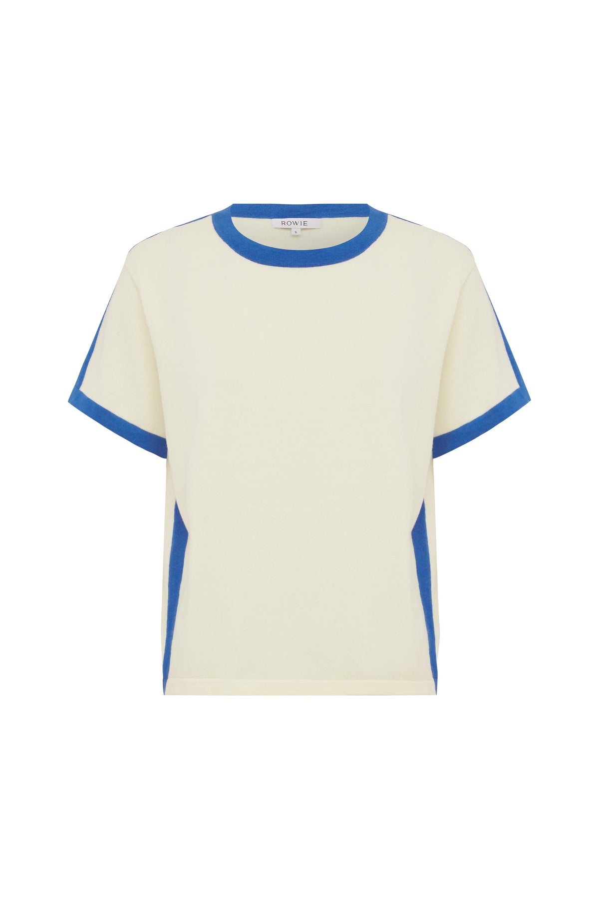 Rania Contrast Knit Tee