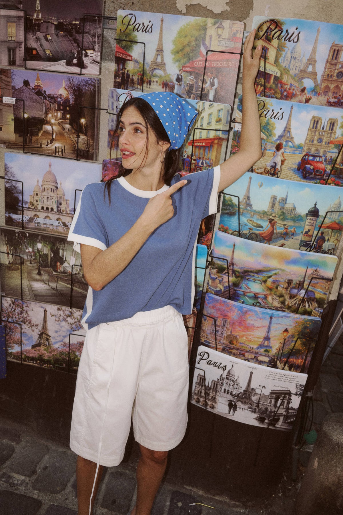 Rania Contrast Knit Tee