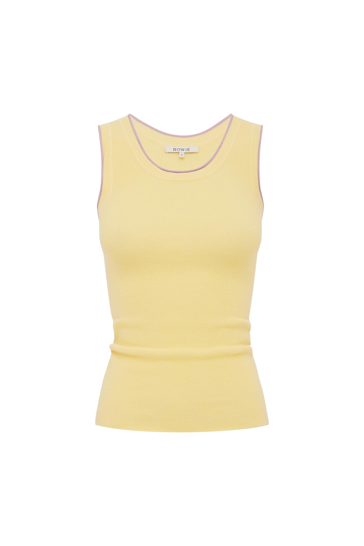 Zoe Contrast Knit Tank