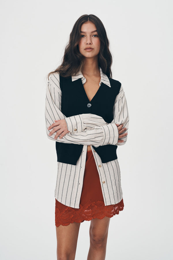 Ramona Linen Long Sleeve Shirt