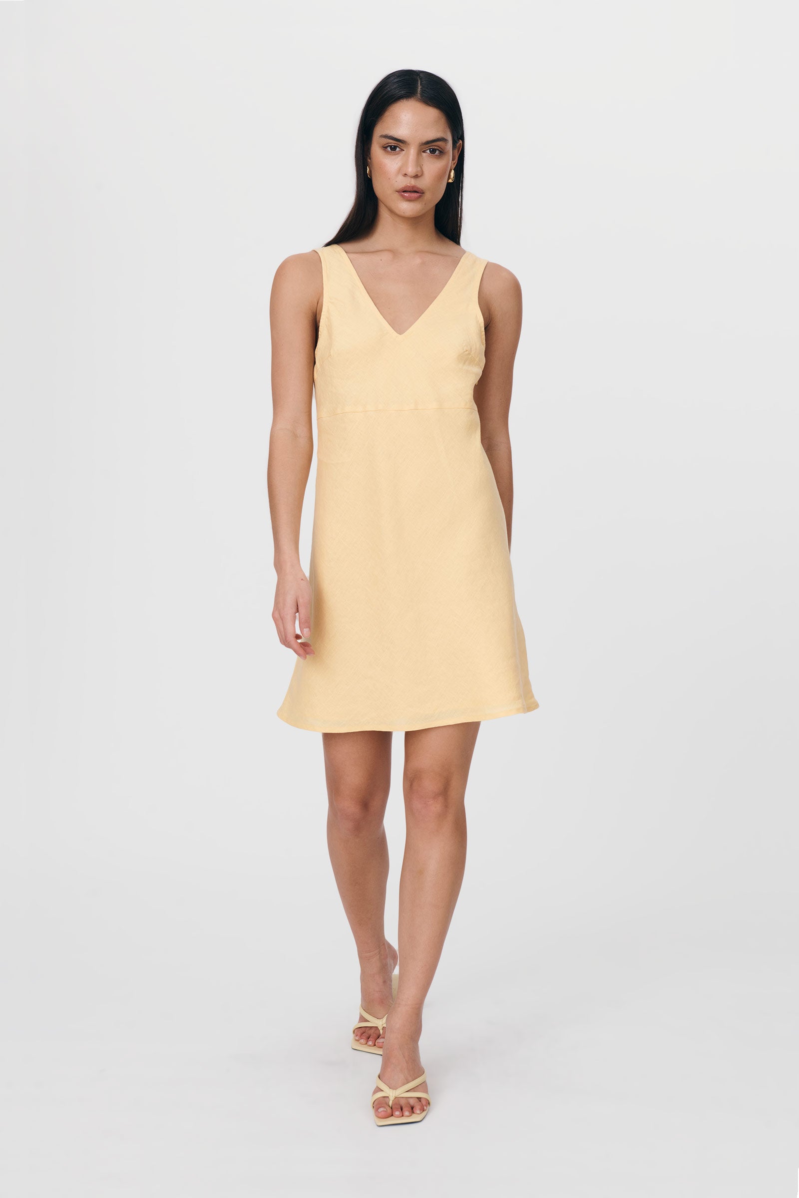 Regina Linen Mini Dress