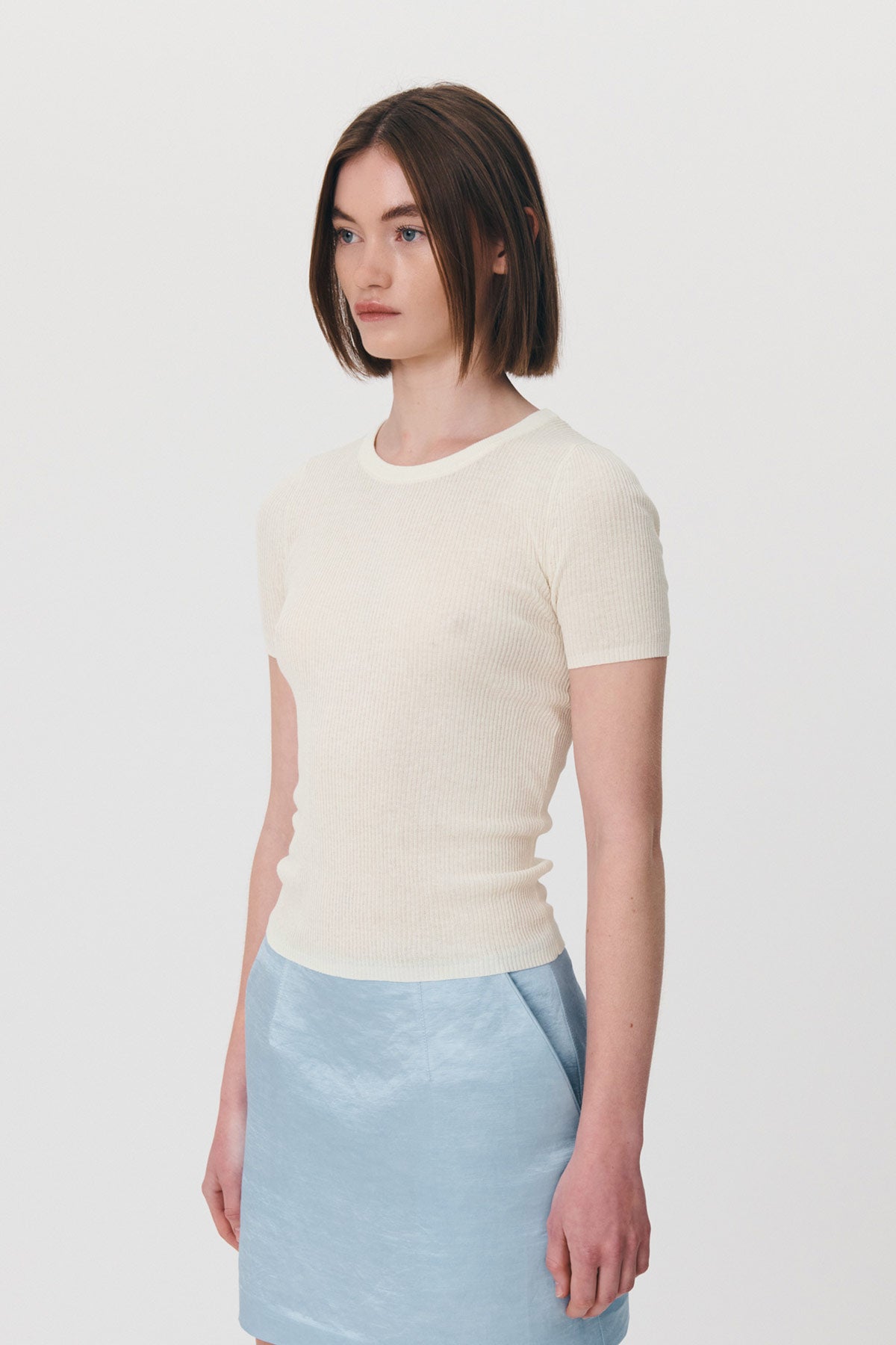 Rib Knit Tee