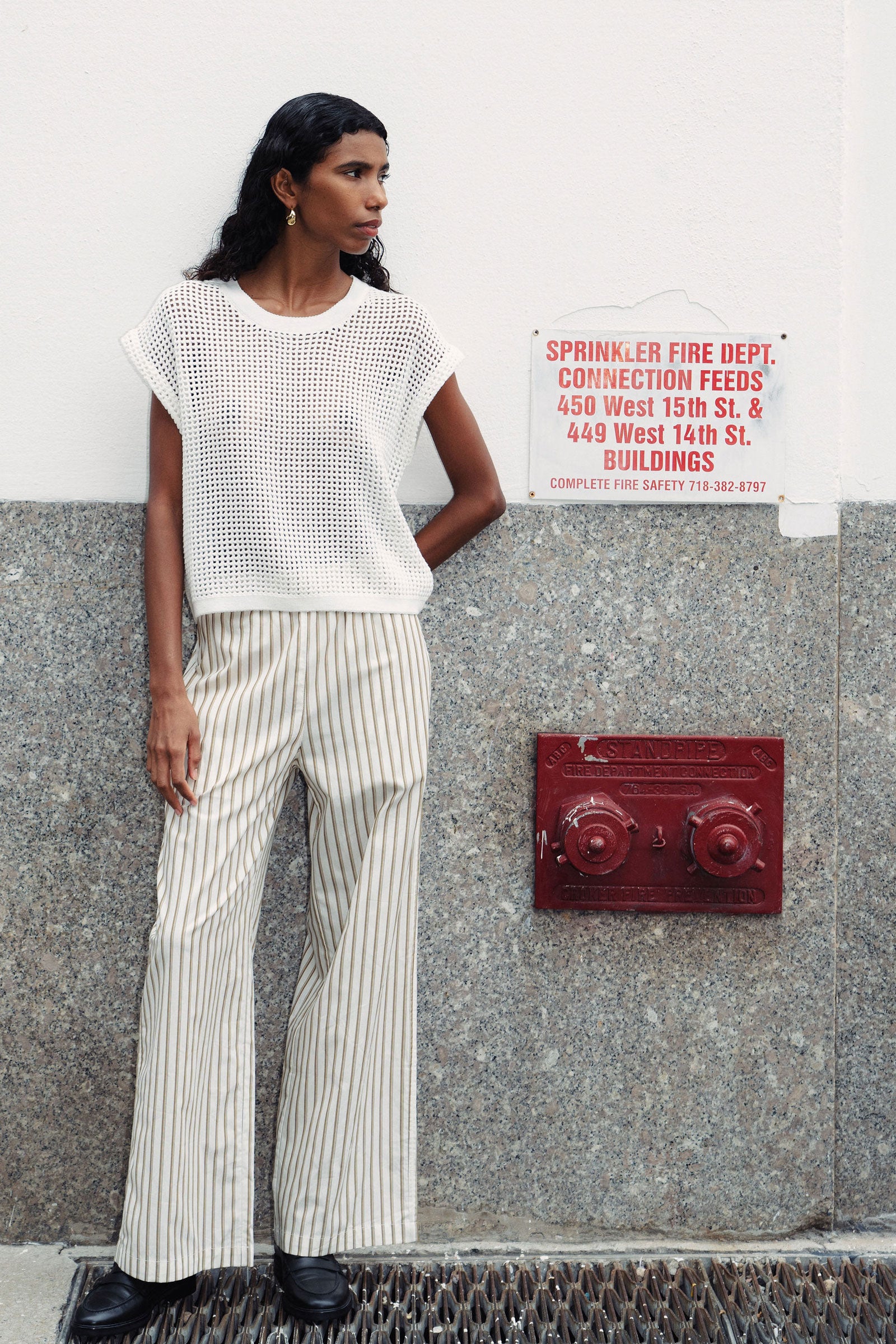 Rocco Stripe Pants in Sienna | ROWIE Pants – ROWIE The Label