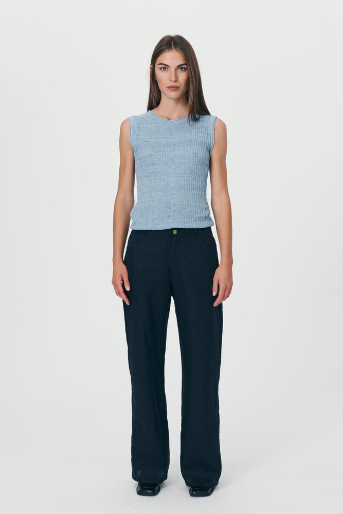 Sky Straight Pants Ink