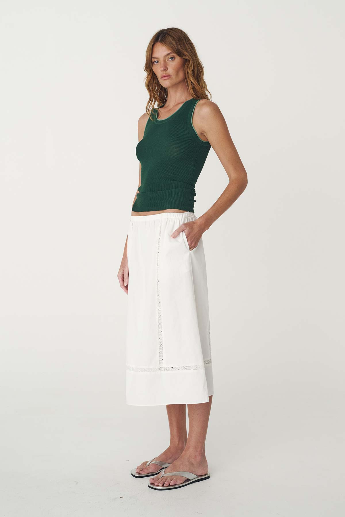 Suri Lace Midi Skirt