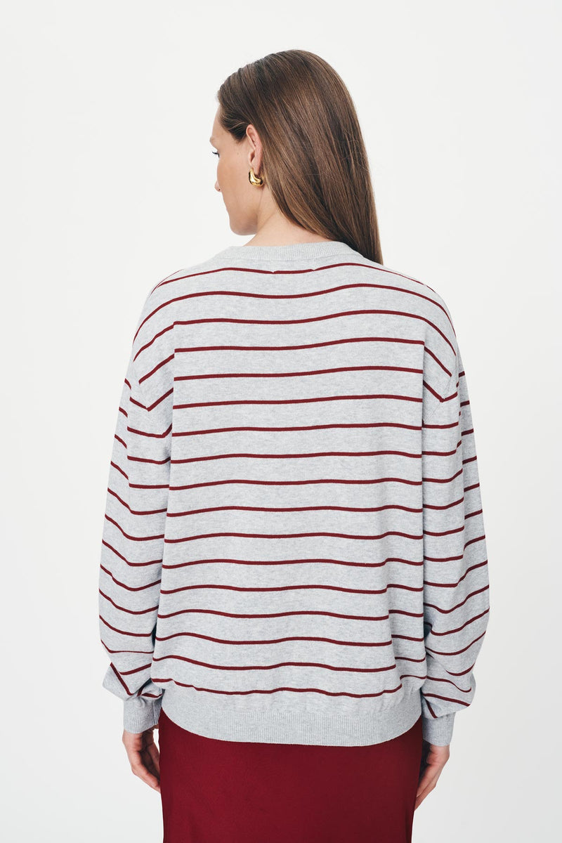 Tatiana Stripe Knit Top