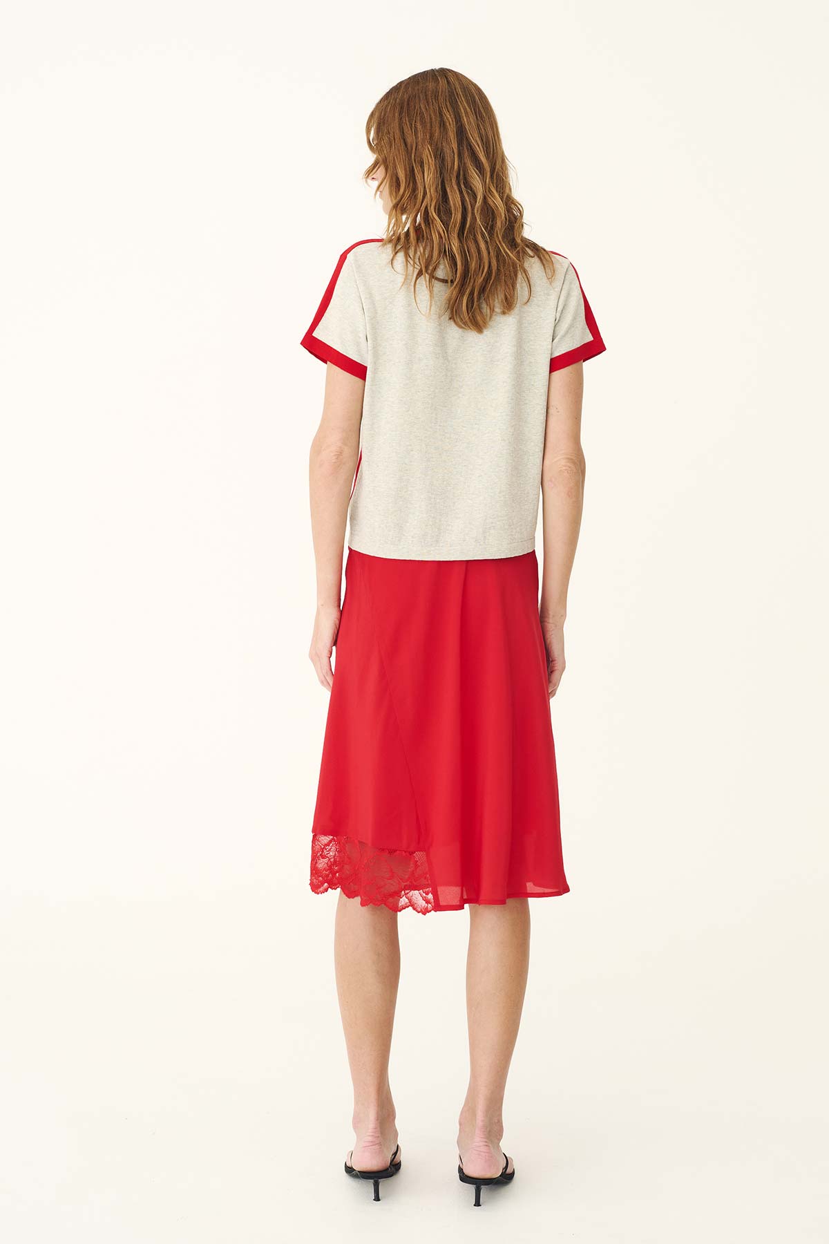 Tessa Silk Midi Skirt