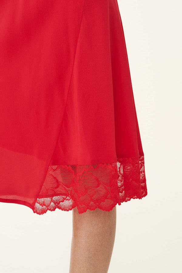 Tessa Silk Midi Skirt